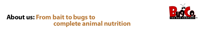 About us: From bait to bugs to complete animal nutrition