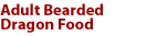 Adult Bearded Dragon Food