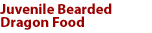 Juvenile Bearded Dragon Food